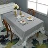 Florals Tablecloth Stainproof Washable Materials Easy Caring Kitchen Decoration for Various Table Types