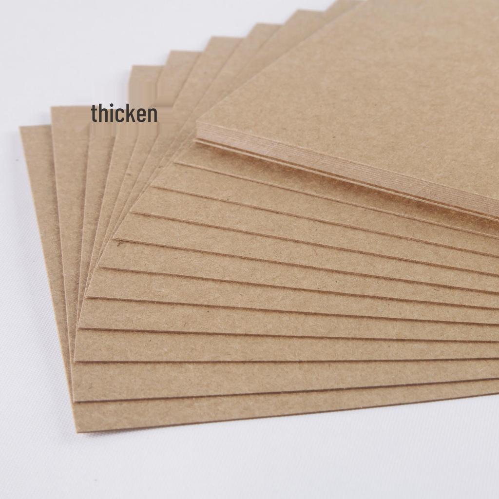 A4/A5 Handmade Kraft Paper Journal with White/Black Card Cover and Loose-Leaf Binding for Drawing and Photography