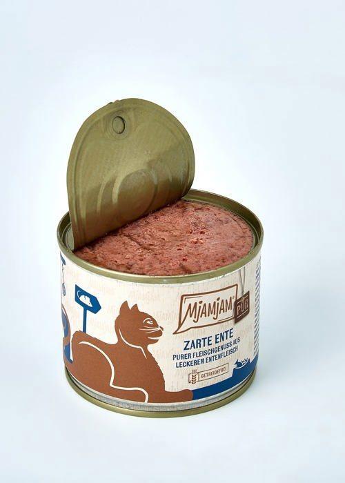 Alimentation humide pour chat - MjAMjAM - Pâtée - 99% viande - Sans céréales - 1.2 kg