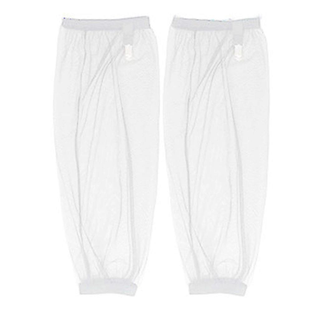 1 par de Mangas para Pies de Malla para Exteriores, Mangas para Brazos de Deportes de Supervivencia, Protectores para Piernas para Acampar, Senderismo, Pesca