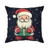 Santa Claus Elk Christmas Tree Pillowcase Bedroom Sofa Cushion Cover 100% Polyester Living Room Cushion Pillowcase Home Decor