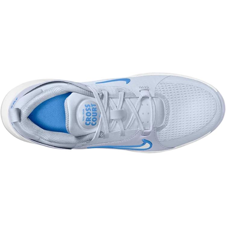 Nike Crosscourt Abrasion Resistant Low Top Children's Basketball Shoes Gray White Teenagers FN2231-005