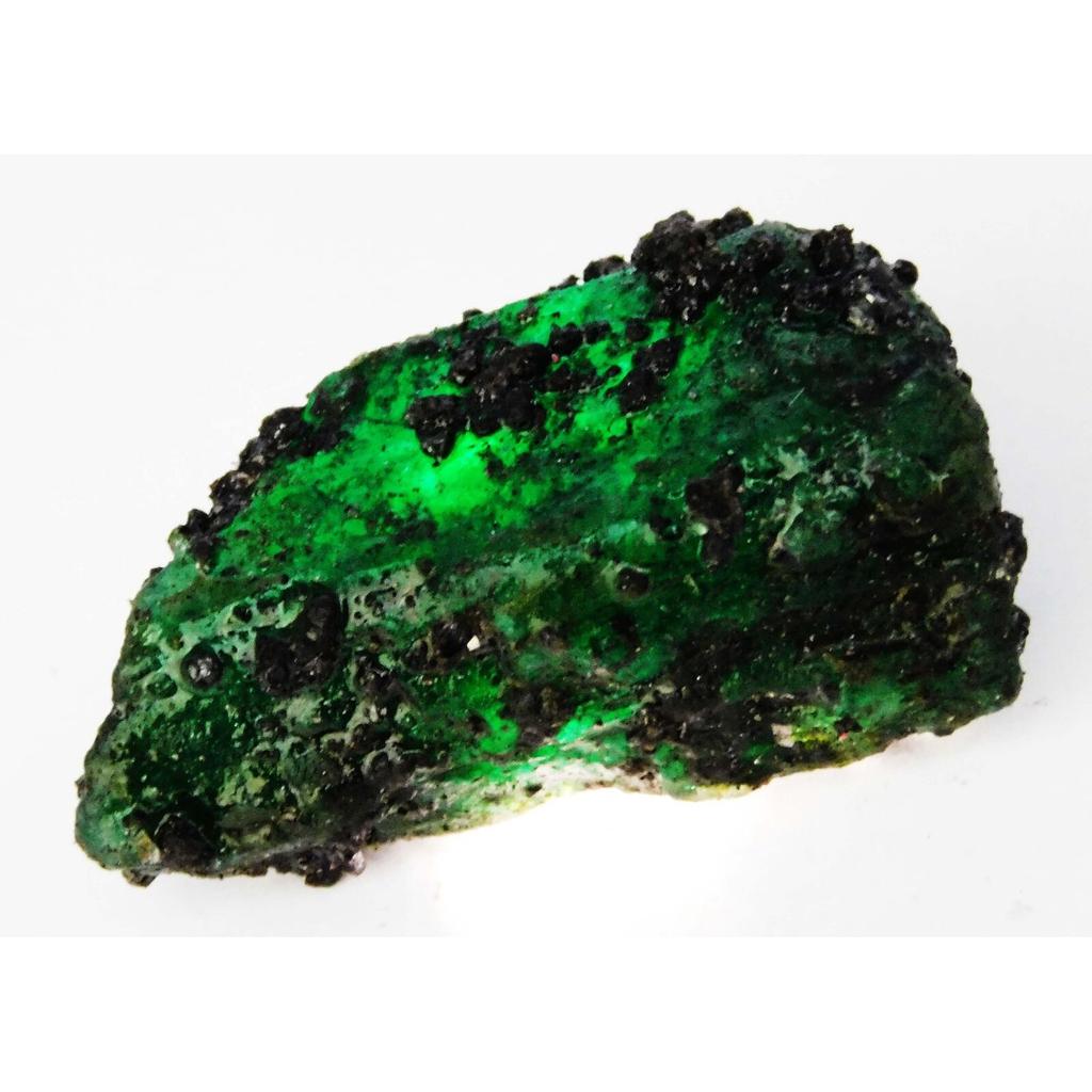 Natural Green Zambia Emerald 198ct Uncut Rough Certified Loose Gemstone