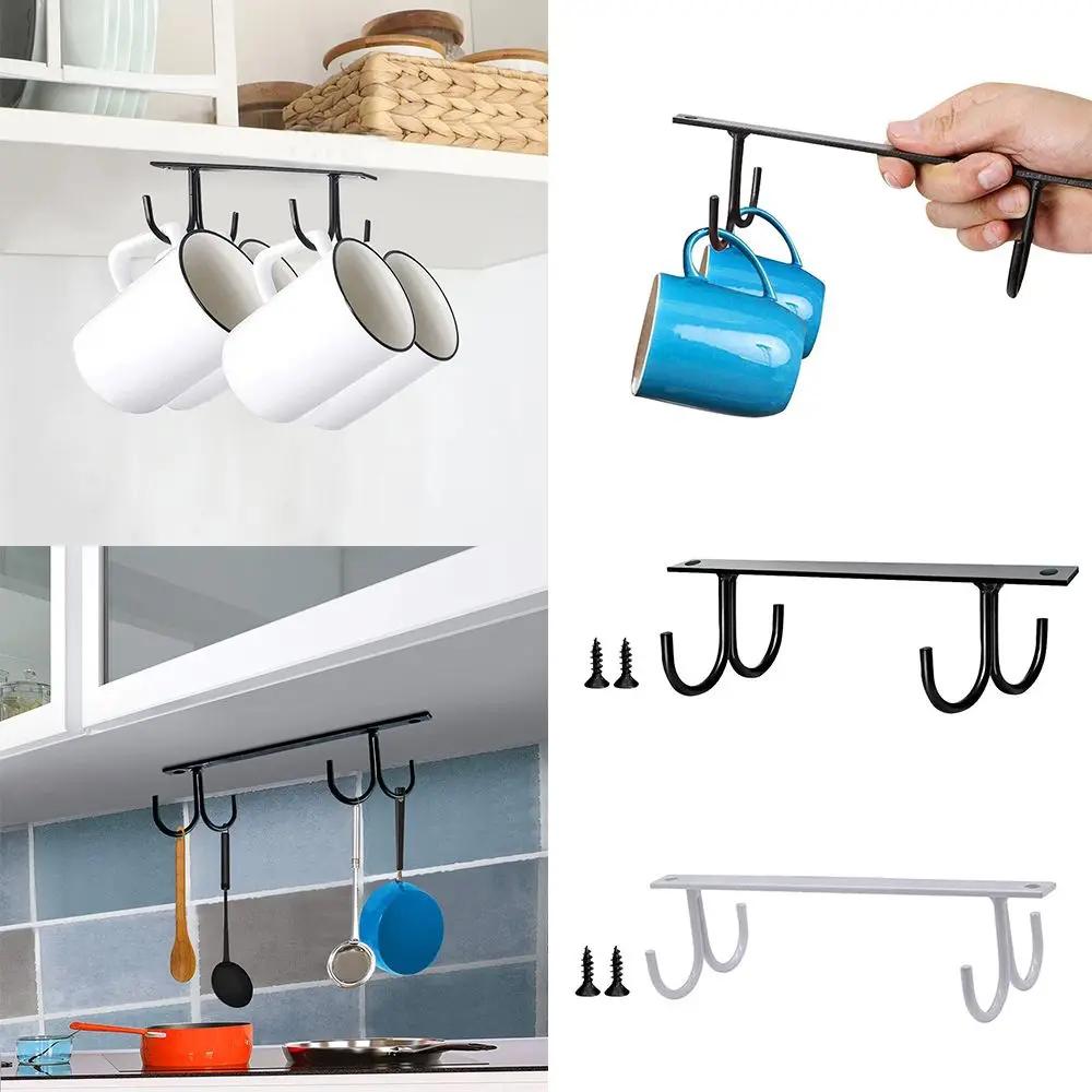 Home Drying Organizer Drainer Drying Rack Cabinet Hook Coffee Cup Holder Cup Rack Metal Storage Rack Holder Mug Holder