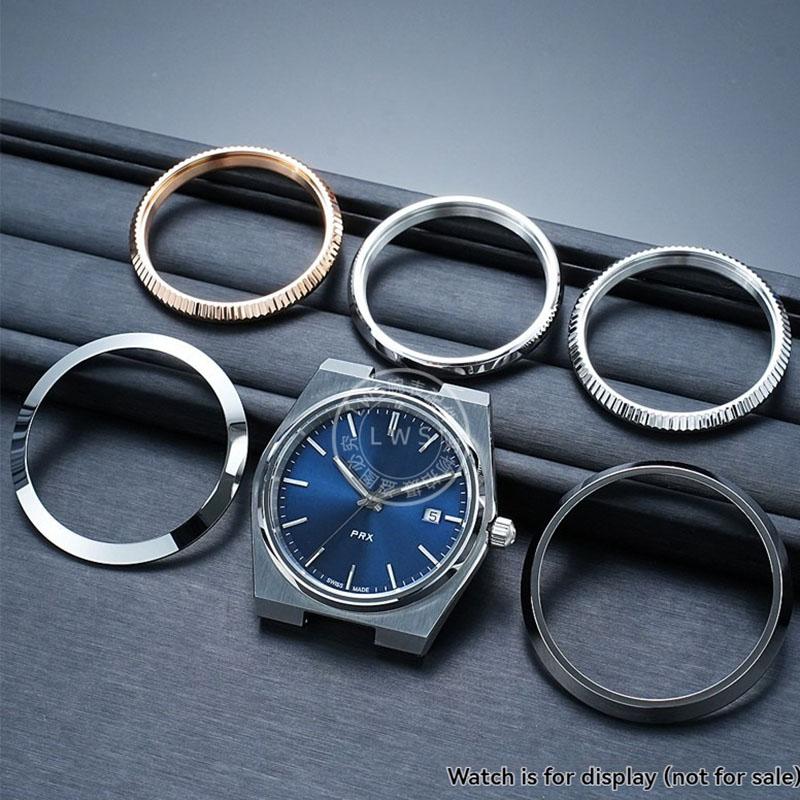 For Tissot 1853 PRX Super Players Modify Dog Tooth Ring T137407 T137410A T127407A T035627A Steel Watch Ring Mouth Watch Ring