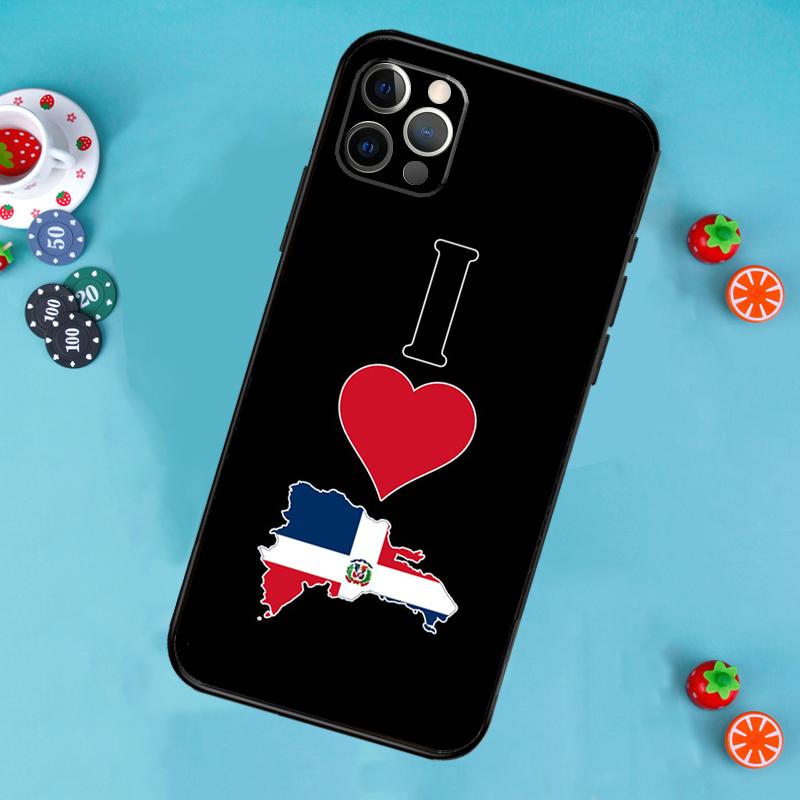 Dominican Republic Flag Phone Case For iPhone 17 Air 14 16 15 11 12 13 Pro Max 12 13 Mini 15 16 Plus 16e Cover Funda