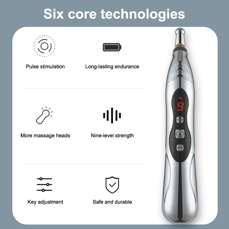 Electronic Acupuncture Pen Usb Meridian Acupoint Energy Acup Energy Circulation Massage Pen Physical Therapy