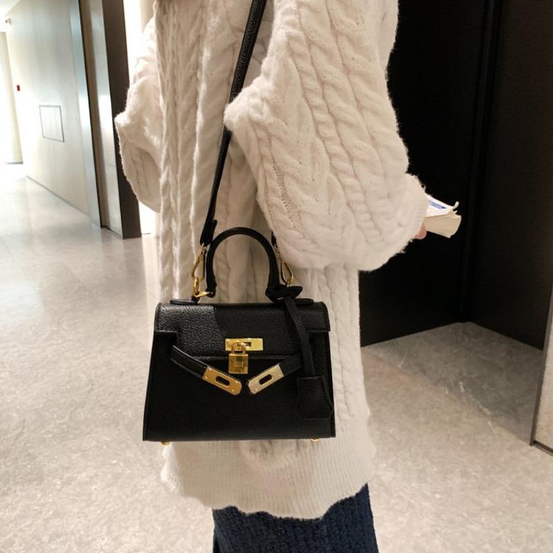 Popular Solid Color Women's Bags Hundred Crossbody Bags Premium Sense Handbags Female