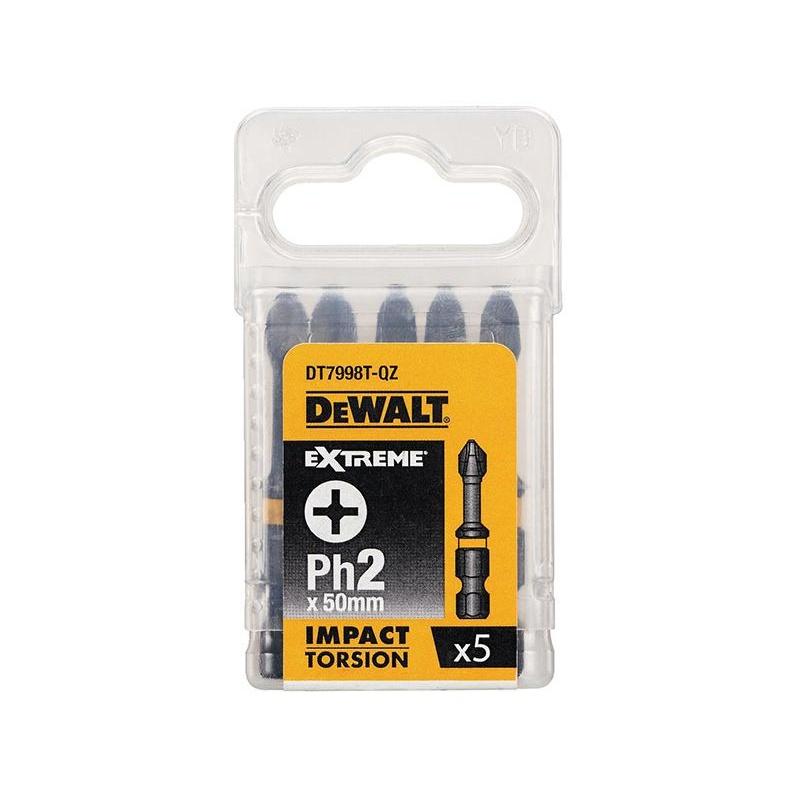 Dewalt Power Tools Impact Torsion Bits, Phillips
