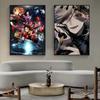 1pc Demon Slayer D-Douma Self-adhesive Art Poster Waterproof Paper Sticker Coffee House Bar Room Wall Decor
