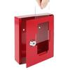 Glasscheibe - hmf - 1022 - Ersatzglas - 12x6,2 cm - rot
