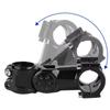 28.6Mm 31.8Mm Bike Stem Aluminum Alloy Adjustable Angle Adjustable Bike Stem Black For 28.6Mm Front Fork Tube, 31.8Mm Handle
