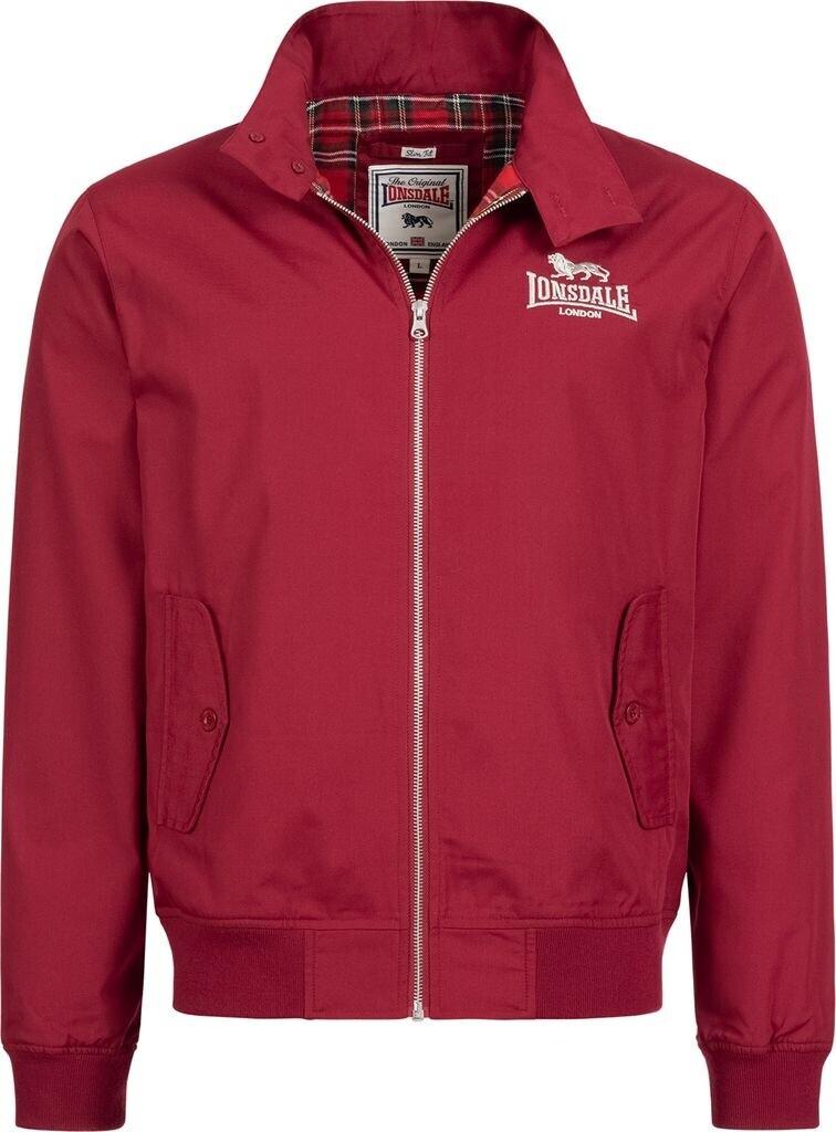 Зимняя куртка Lonsdale переходная куртка 'CLASSIC' вишнево-красная темно-красная белая