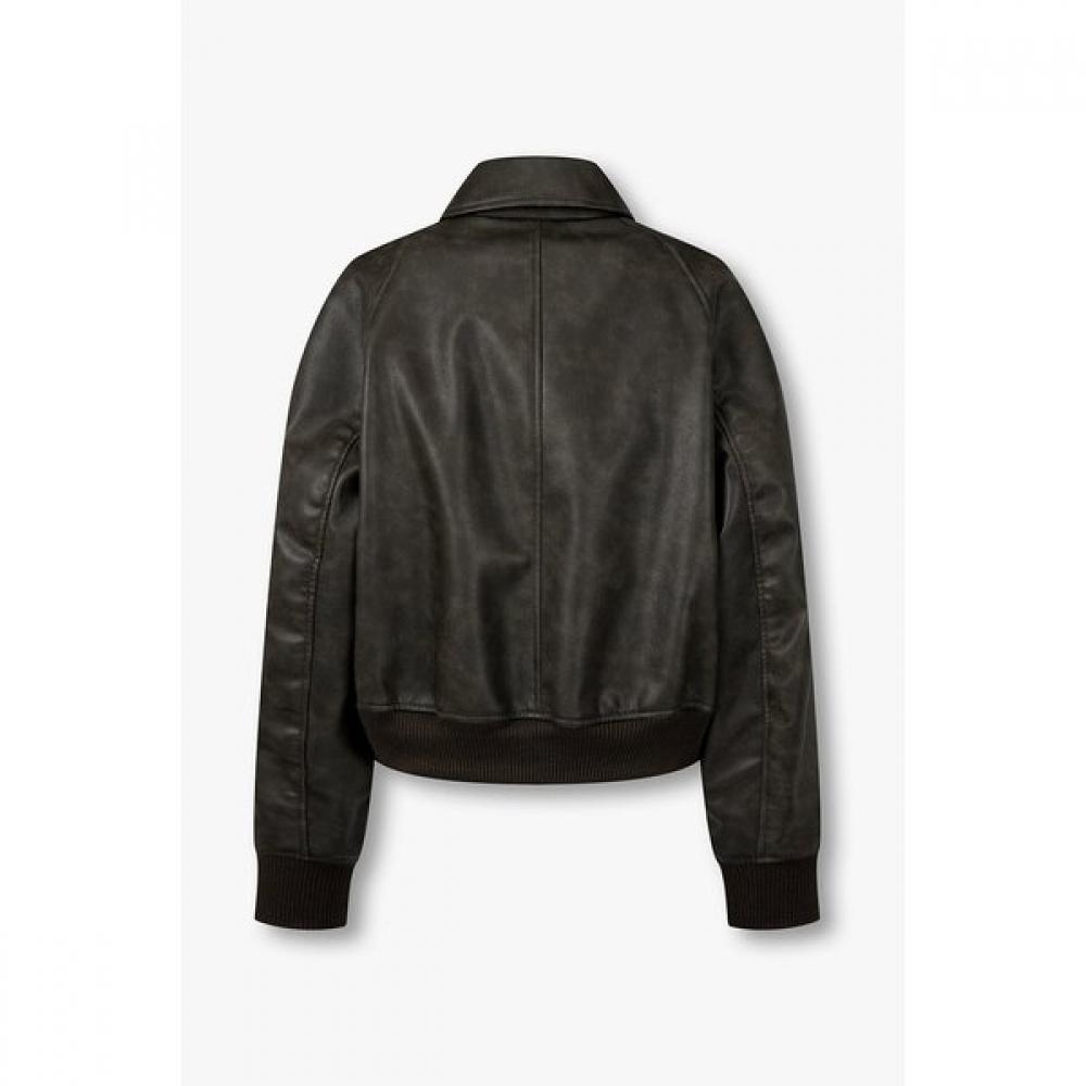 Studio Tomboy Synthetic Leather Blouson Jumper 9176161971