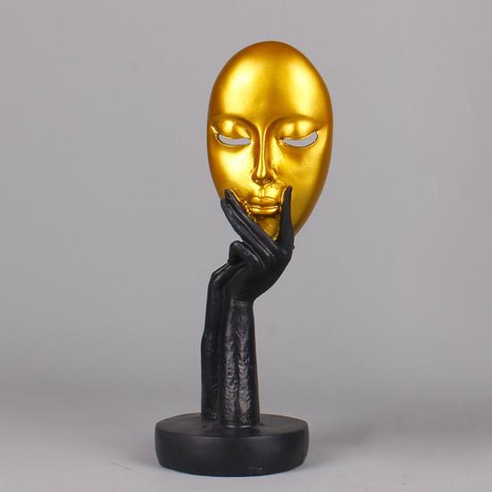 Doskonała rzeźba myśliciela, realistyczna, teksturowana kolekcja