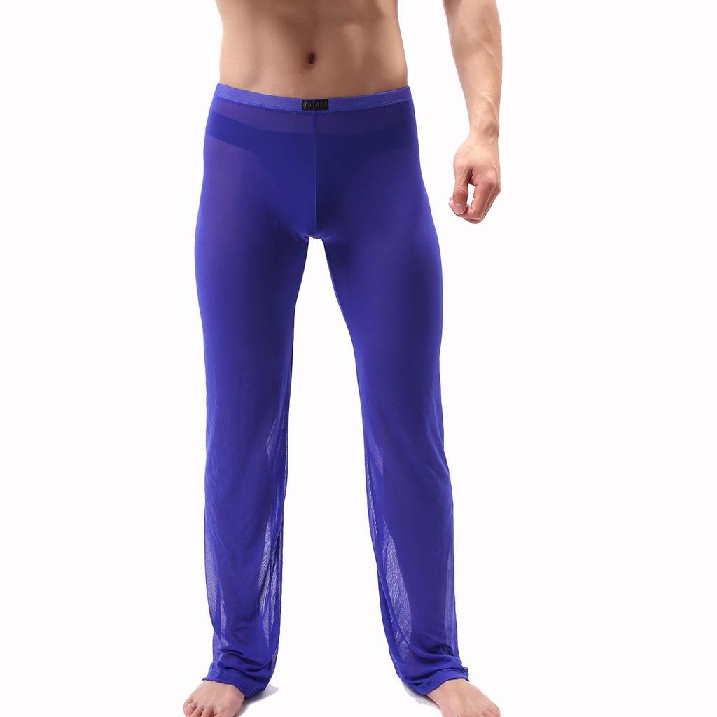 Men's See-Through Mesh Pajama Pants E667