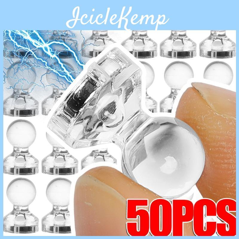 Neodymium Small Magnet 5010pcs Strong Magnetic Pushpins Sucker Thumbtack Refrigerator Whiteboard Magnets Office Home Mini Hooks