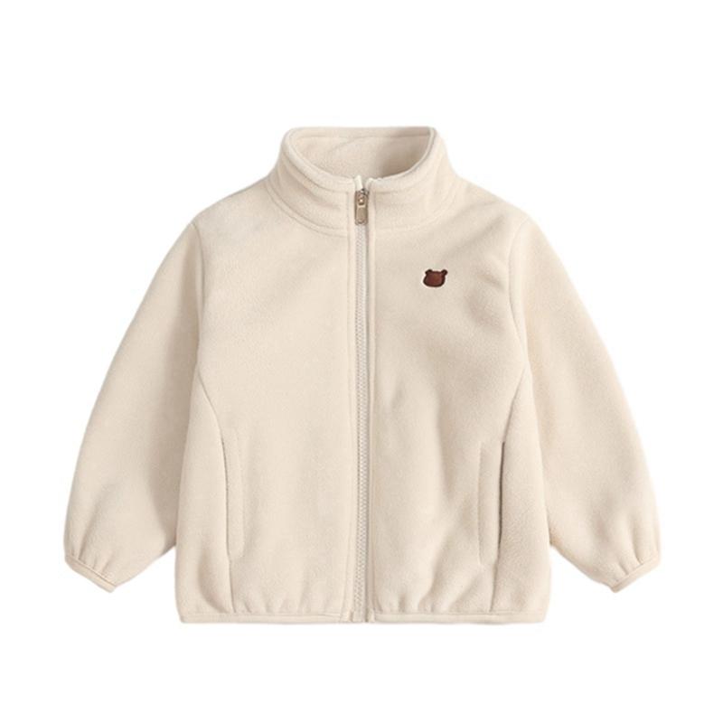 1-11 Years Kids Printed Zipper Coat