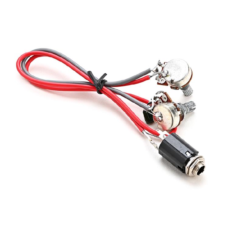 Prewired Electric Wiring Harness Kit 1 Tone 1 Volume&Jacks Guitar Wiring Harness