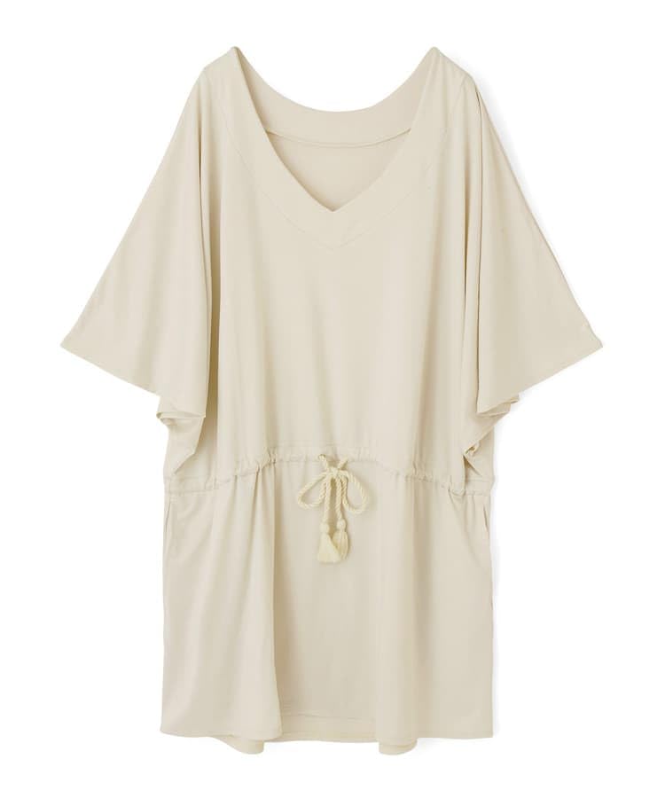 Swimwear Paradise UPF San-ai Women's 50+ Poncho, 55-53-5-1129, Off-White