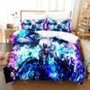 3D Print Black Rock Shooter Duvet Cover Single Double Size For Boys Girls Fashion Bedroom Decor Anime Bedding Set Soft Home