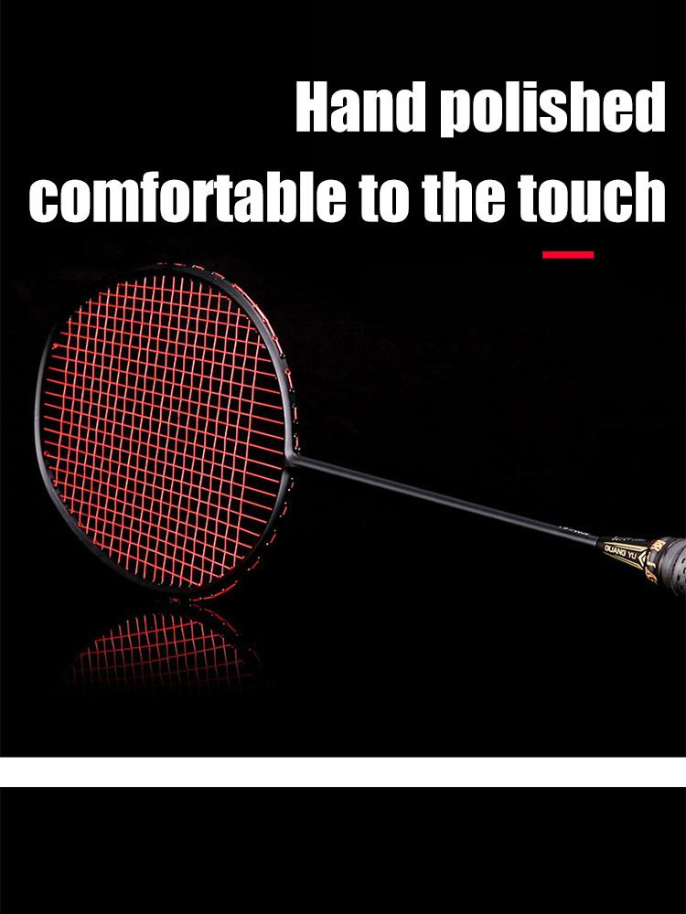 21-30 LBS Badminton Racket Carbon Fiber Man Woman Adult High Elasticity Durable Major Attack Racket Defense Competition Level