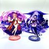 Anime Figure Genshin Impact Furina Arlecchino Xiao Yae Miko Yelan Acrylic Stand Model Board Desk Decor Standing Sign Fans Present