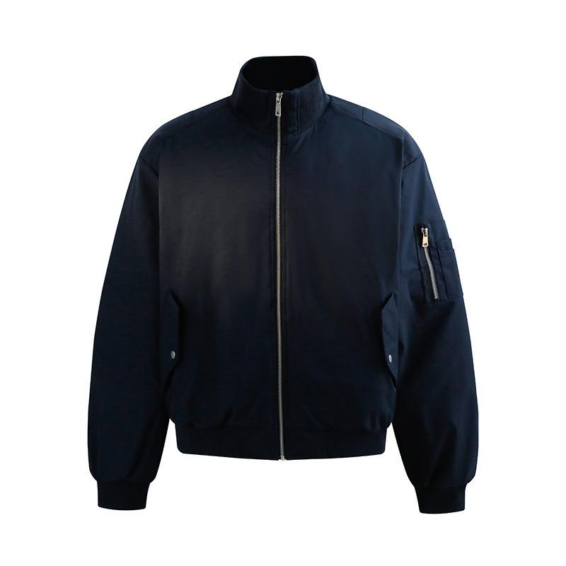 Padded Jacket Men s and Women s Dark Night Red Inner Lnf Three-proof Padded Jacket Warm Turtleneck Flight Jacket Padded Jacket Men s S