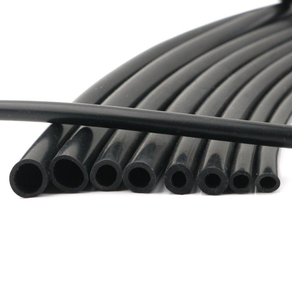 1Pcs 5Meters Food Grade Silicone Tube Black Water Pipe Flexible Rubber Hose  for Food Machinery Pipe