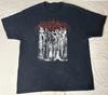 T-shirt de groupe Wolves In The Throne Room Noir Coton Lourd Unisexe