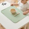 Portable Waterproof Craft Mat Silicone Placemat for Toddlers, Non-Slip Food Grade Baby Eating Mat, Temperature Resistant Dining Table with Safety