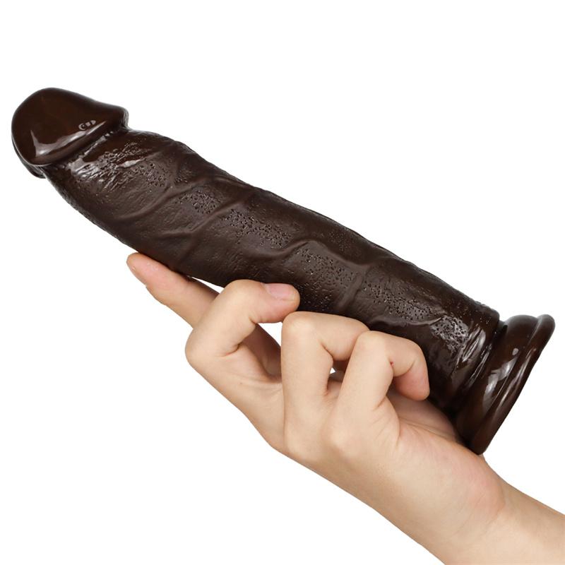 Straight General Eggless Dildo Crystal Simulation Penis Transparent Jelly Wearing Female Masturbation Device