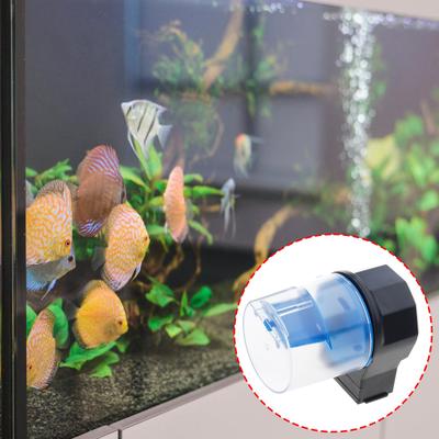 Automatischer Fischfutterspender mit einstellbarer Futterkontrollfunktion, perfekt für Heimaquarien und Bürofischbecken