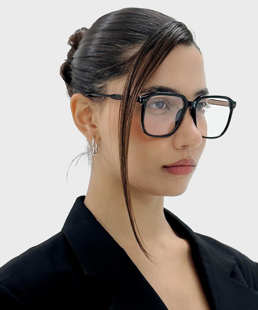 MAISON MASTER Crown Glasses Black
