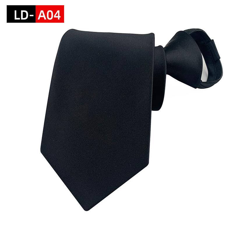

8cm Men s Business No-Knot Zipper Tie - Easy Wear Decorative Accessory