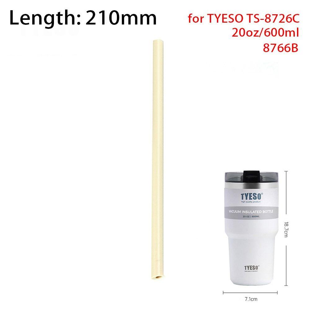 1/4 шт. Аксессуар для бутылки с водой Силиконовая соломинка Запасная соломинка для стакана TEYSO TS-8726C/TS-8727C/8766B/8767B 20/30 унций 600/900 мл