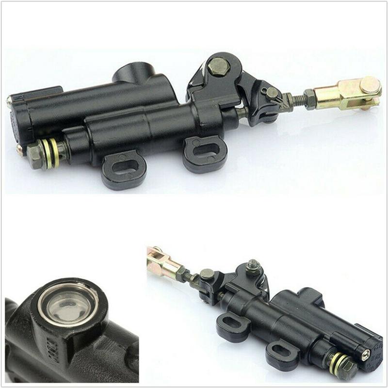 A51K-2PCS Universal Motorcycle Rear Hydraulic Brake Master Cylinder Pump For Yamaha Suzuki Kawasaki ATV Dirt Bike Spare Parts Pa
