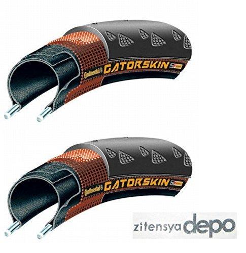 [Official Japanese Distributor] Continental Gator Skin Road Clincher Tires (Set of 2) + Zitensyadepo Sticker (700x23C)