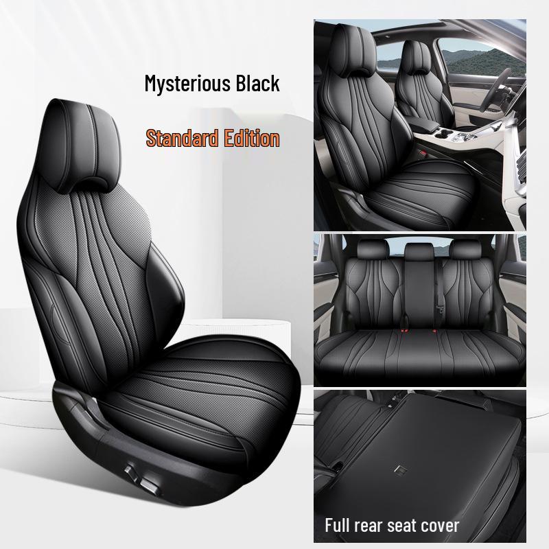 BYD Qin PLUS Universal Full Leather Car Seat Cushion, Four Seasons, Full Surround, Five-Seater