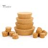 Vaso a Bocca Larga Tappo Conico Legno Morbido Tappo per Vino, Tappo Ermetico per Bottiglie di Birra, Coperchio in Legno Naturale per Bottiglie Vaso Mason, Articoli per la Cucina Grandi