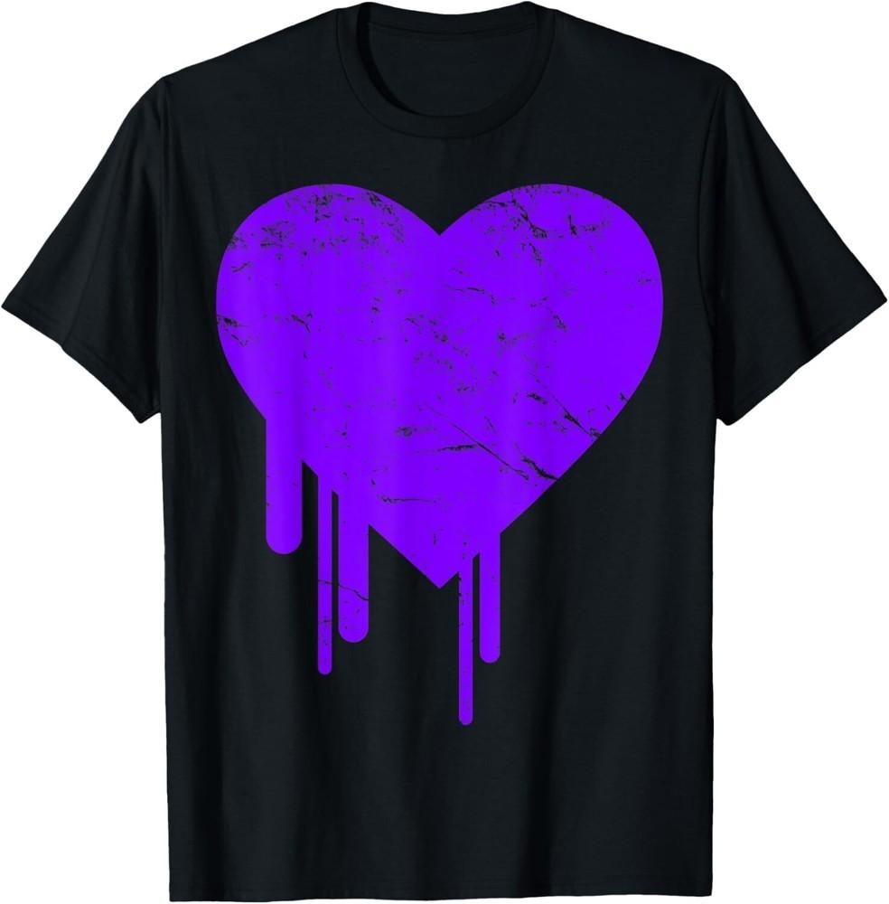 Bleeding Purple Heart Gift Unisex T-Shirt