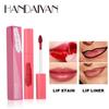 Peel-Off Tattoo Mask Lip Gloss Lip Liner Waterproof Long Lasting Matte Lip Tint Red Brown Contour Tear-off Lips Stain Cosmetic