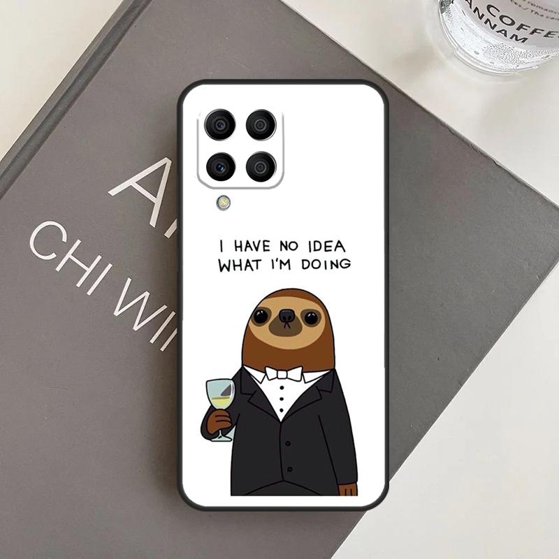 Sloth Animal Cute Case For Samsung Galaxy M15 M35 M55 M56 M36 M16 M06 M31 M13 M33 M53 M12 M32 M52 M14 M34 M54