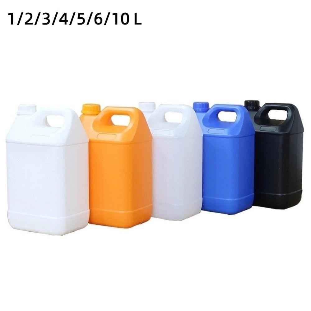 1/2/3/4/5/6/10L Plastic Airtight Bottle Food Grade Oil Jerrican Multipurpose HDPE Bucket  Yogurt
