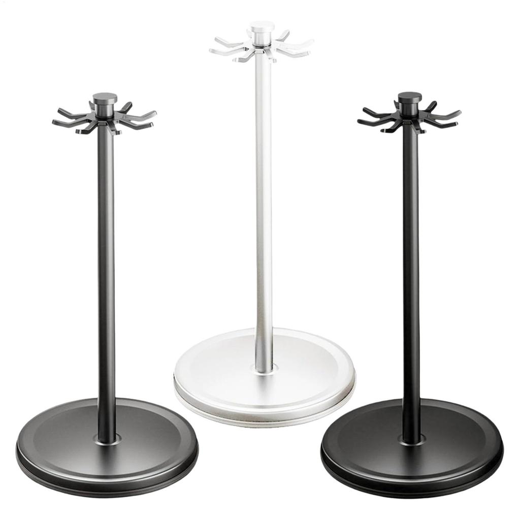 Rotating Utensil Holder with 8 Hooks 360-degree Rotation Cookware Holder Spoon Organizer Stirring Rod Organizer Rack for Kitchen