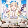 New Cosmic Princess Kaguya Tapestry Decoration Bedroom Dormitory Background Cloth Holiday Home Party Living Room Club Tapestry