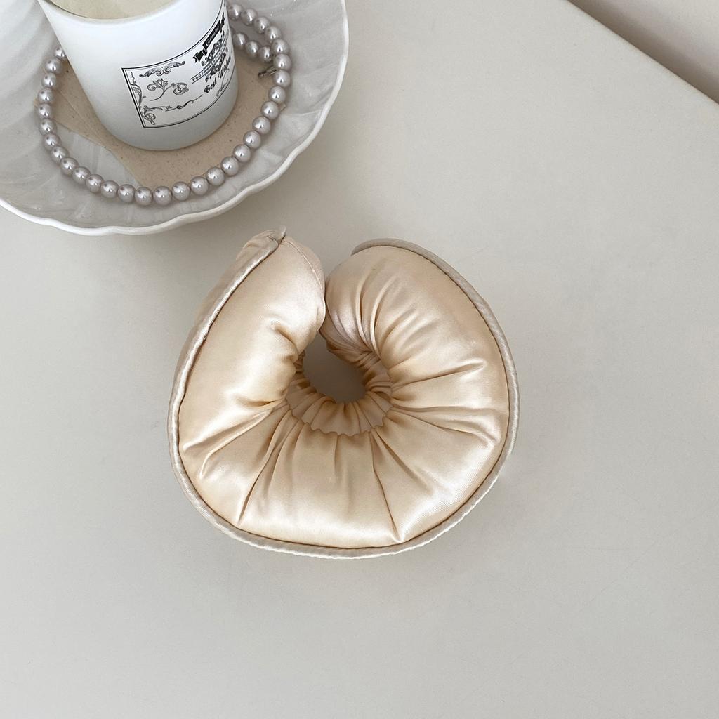 Sponge Sleep Elastic Ponytail Holder Hair Scrunchies for Women Hair Accessories Girls Soft Solid Satin Filled Cotton Big Bands