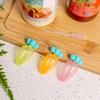3Pcs Mini Portable Carrot Sauce Bottle Cartoon Shape Cute Squeeze Sauce Bottle Vinaigrette Ketchup Dispenser Bottle