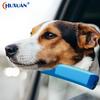 Schaumstoff Hund Auto Fenster Kissen, Weiche Kinnablage für Bequeme Autofahrten, 25cm/9.84in Lang,Blau,