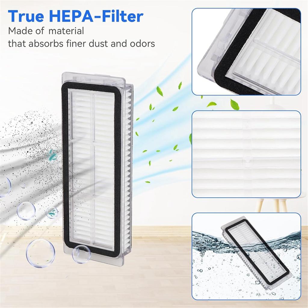 For Dreame L20 Ultra / L30 Ultra Robotic Vacuum Cleaner Spare Parts Main Side Brush HEPA Filters Mop Cloth Dust Bags